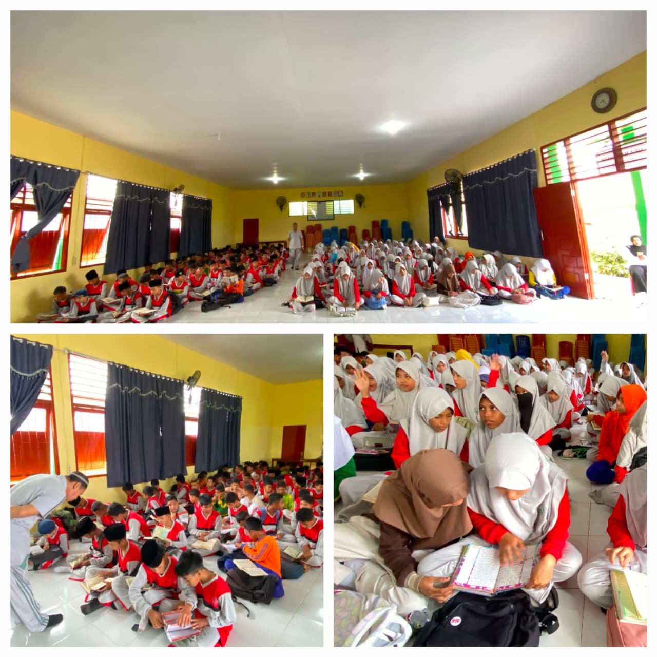 Bimbingan Tahsin oleh Ustadz Aspan Kembali Digelar untuk Seluruh Siswa Kelas 7 MTsN 2 Maluku Tengah